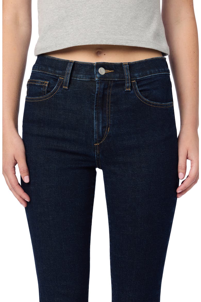 High Waist Ankle Skinny Jeans, Alternate, color, DARK INDIGO