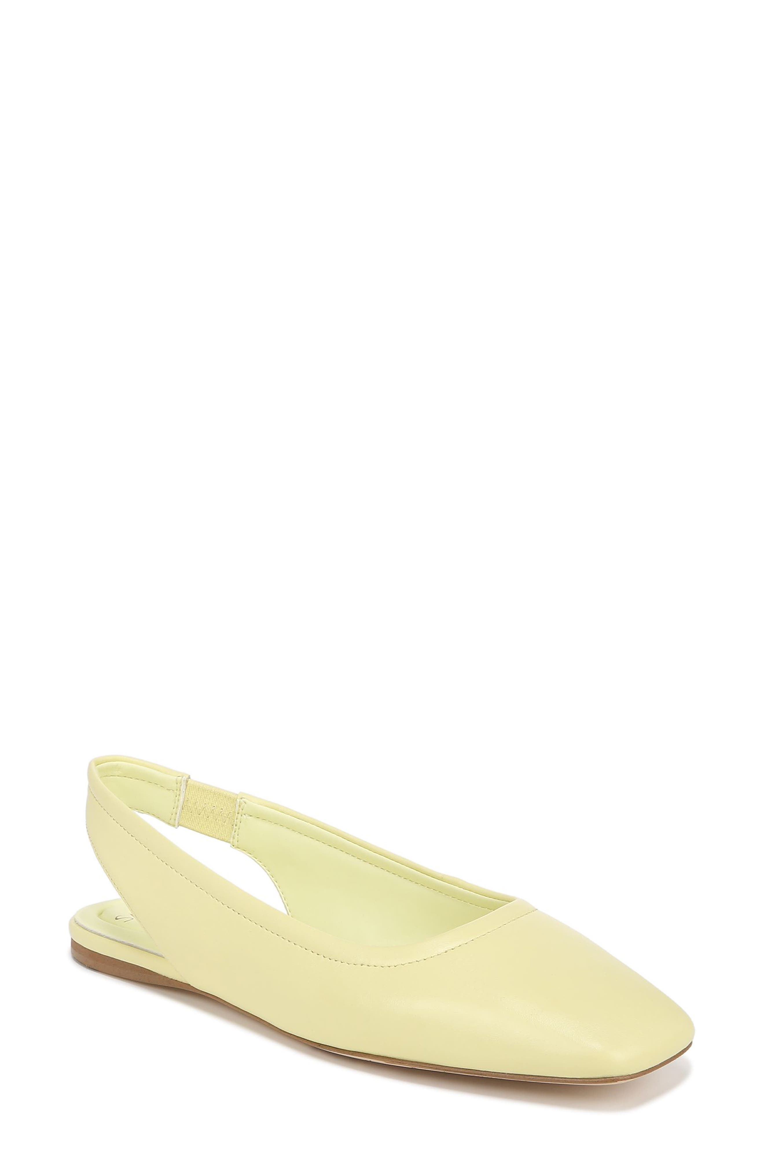 Flexa Antona Slingback Ballet Flat, Main, color, YELLOW