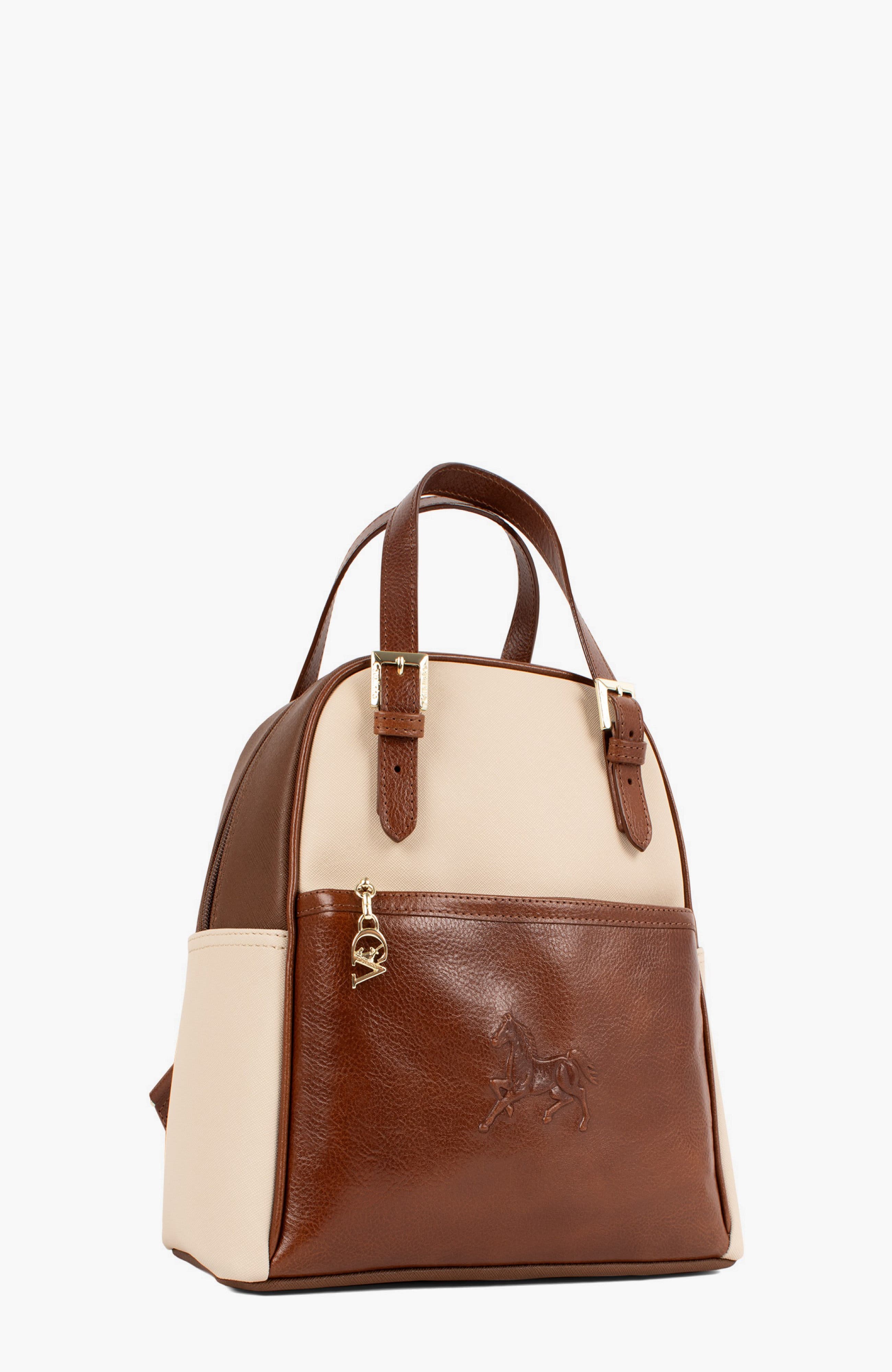 Horse By Cavalinho Backpack 548, Alternate, color, Camel Brown / Beige