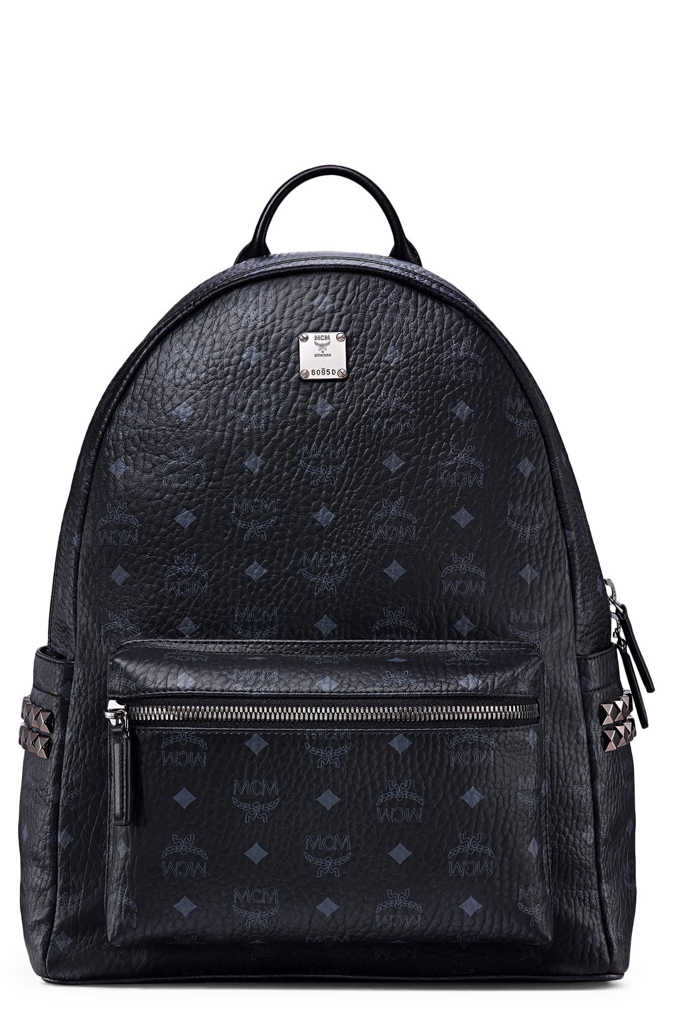 MCM Medium Stark Visetos Coated Canvas Backpack, Main, color, 