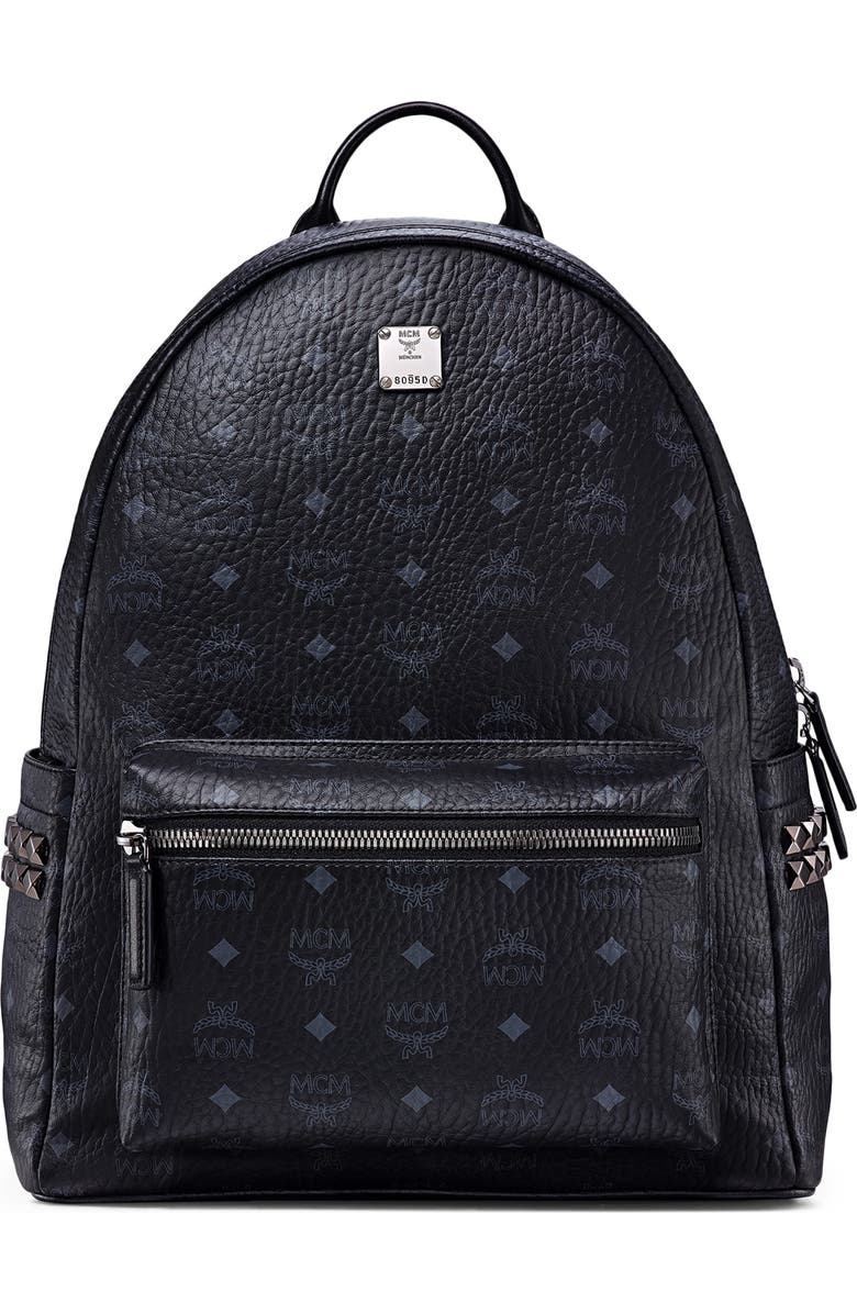 MCM Medium Stark Visetos Coated Canvas Backpack, Main, color,