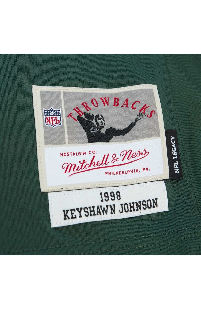 Mitchell & Ness Men's Mitchell & Ness Keyshawn Johnson Green New York Jets Legacy Replica Jersey, Alternate, color, Green