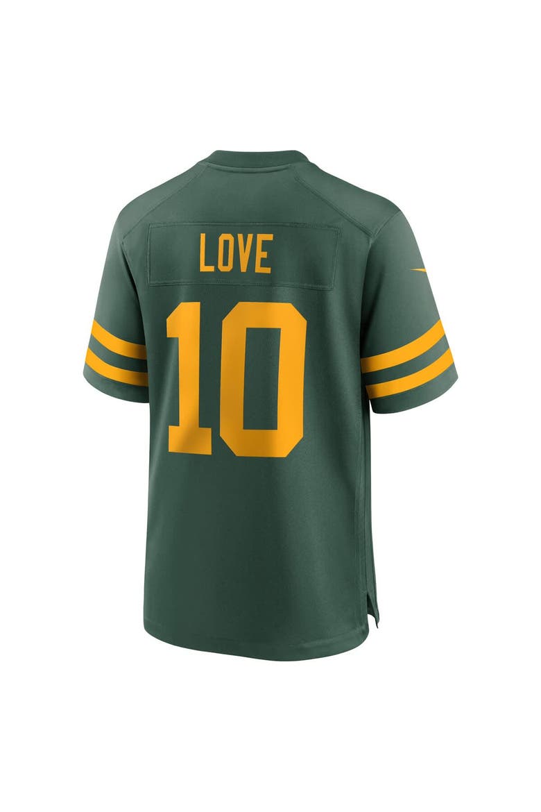 Men's Nike Jordan Love  Green Green Bay Packers Alternate Game Jersey, Alternate, color, Green