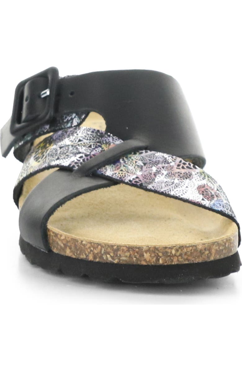 Bos.
Co. Lina Wedge Slide Sandal, Alternate, color, Black