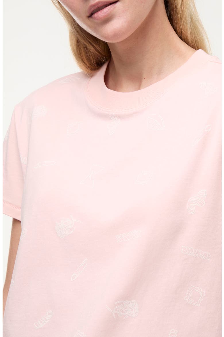 Jaime Pasta Lover Graphic T-Shirt, Alternate, color, CHINTZ ROSE