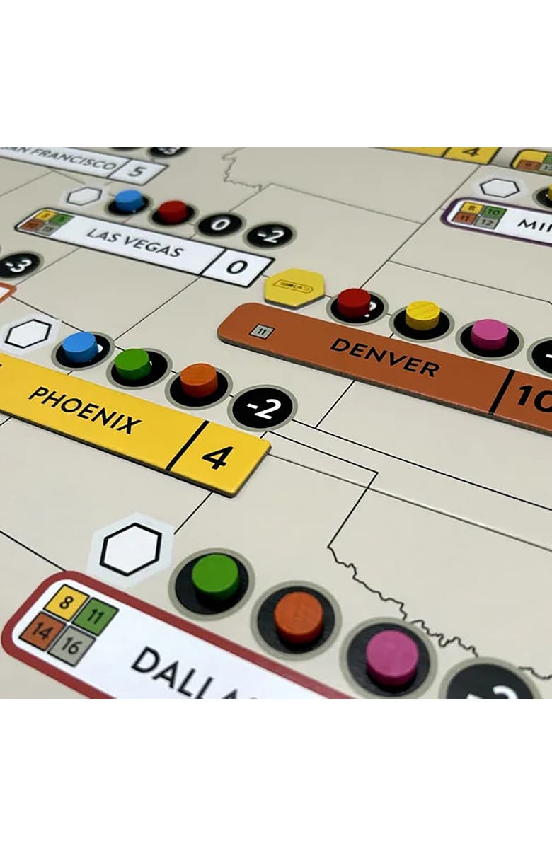 Rio Grande Games 1930, The Golden Ages of Airlines Wealth Building Economic Board Game, Alternate, color, 