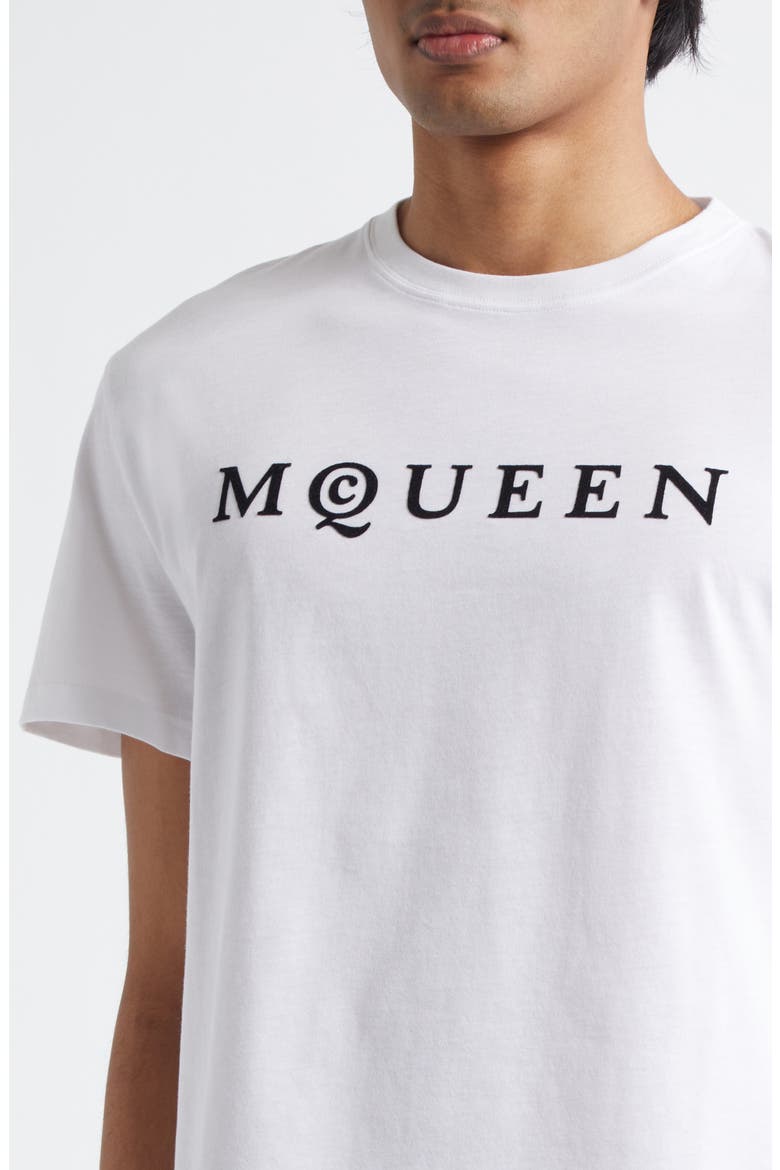 Logo Graphic T-Shirt, Alternate, color, WHITE / BLACK