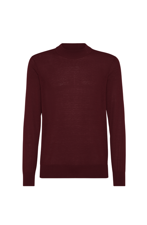 Brunello Cucinelli Red Cashmere Sweater