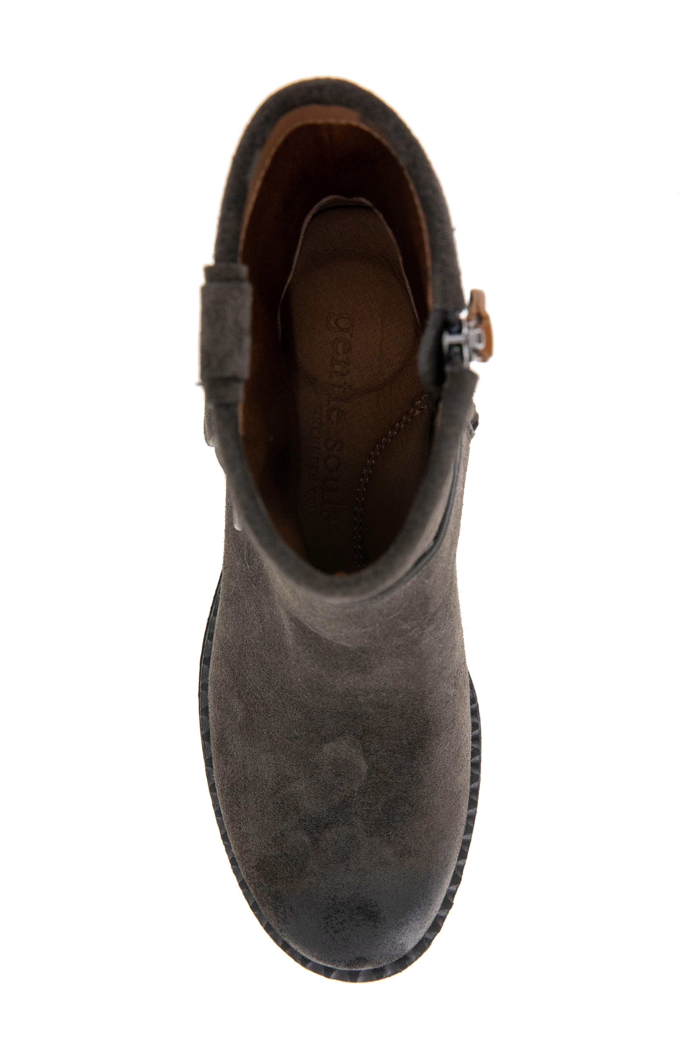 Barker Bootie, Alternate, color, CHARCOAL SUEDE