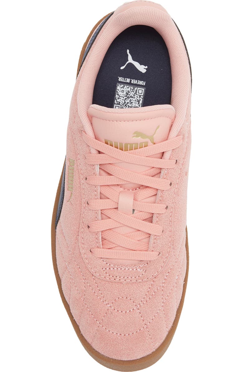 PUMA Club II Indoor Sneaker, Alternate, color, Rosy Outlook/ Puma Navy