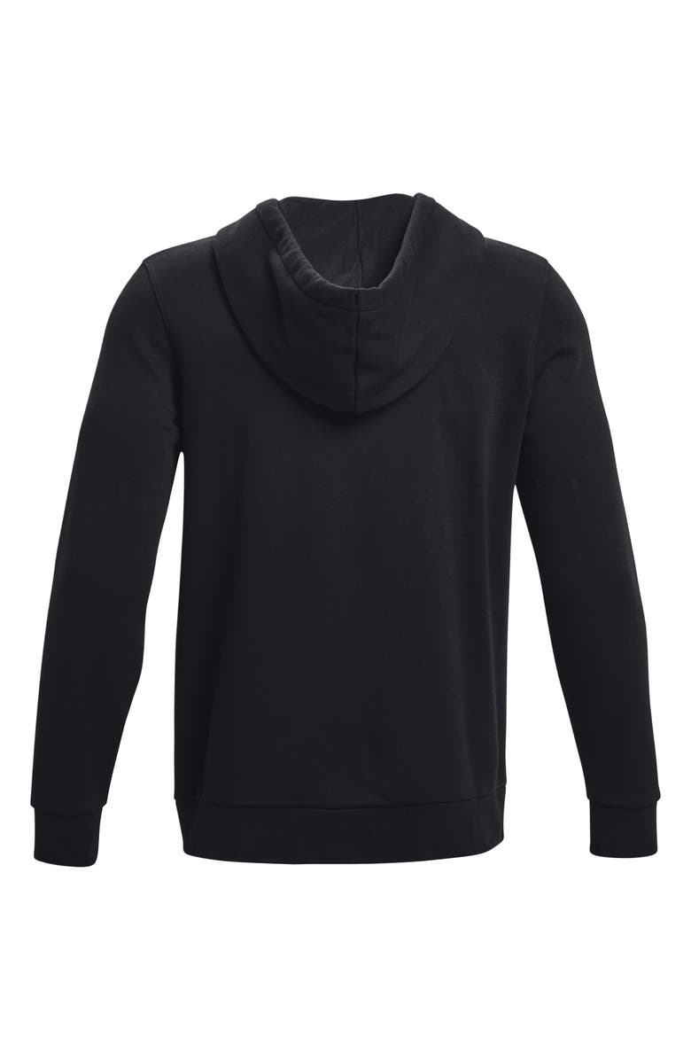 Under Armour Icon Fleece Zip Hoodie, Alternate, color, Black