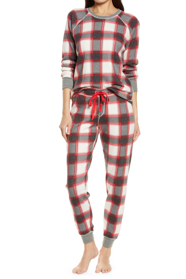 Thermal Pajamas, Main, color, RED