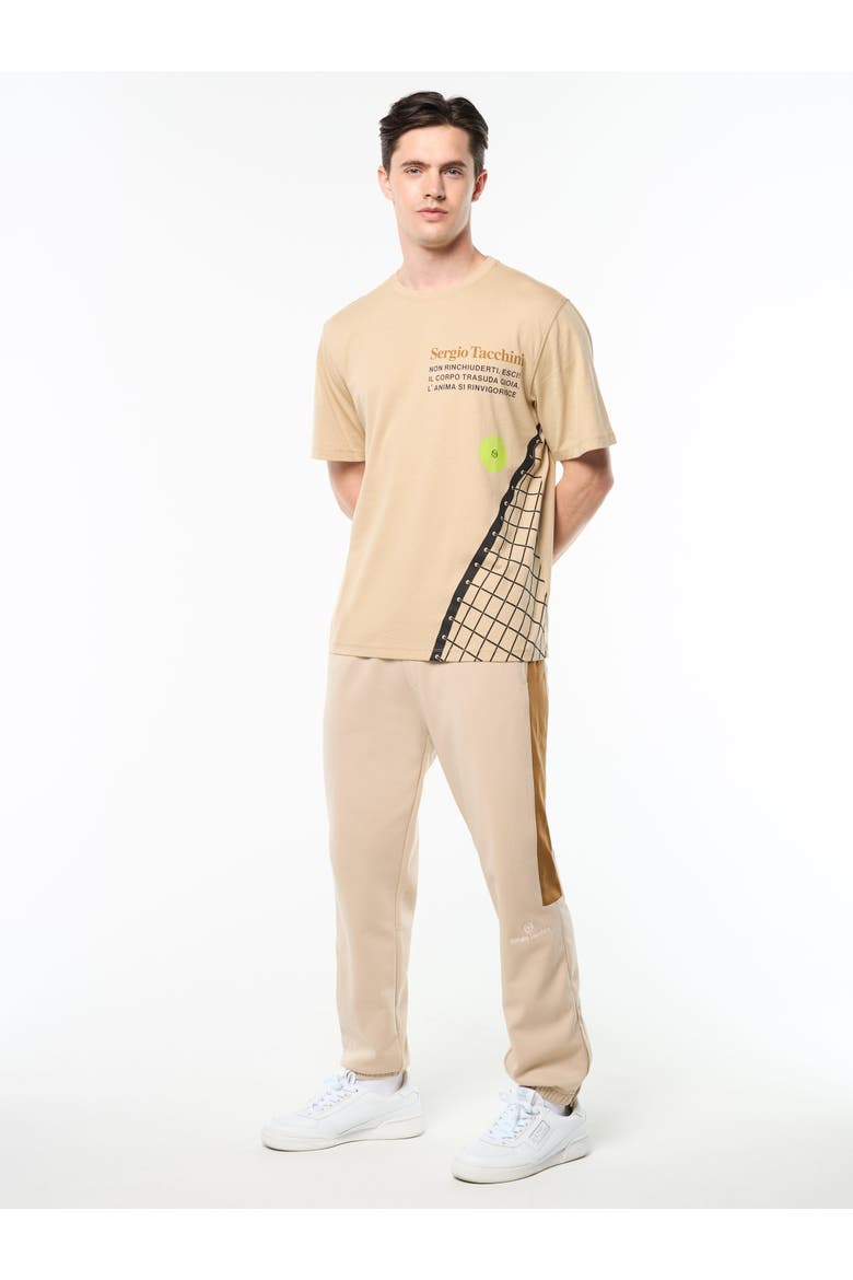 Netto T-Shirt, Alternate, color, HUMUS