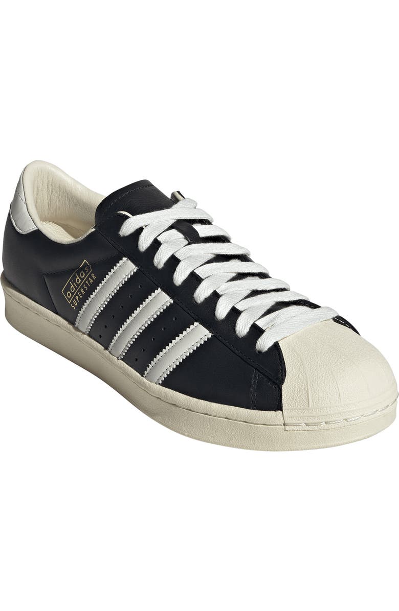 adidas Gender Inclusive Superstar Vintage Sneaker, Main, color, Black/ Core White/ Cream White
