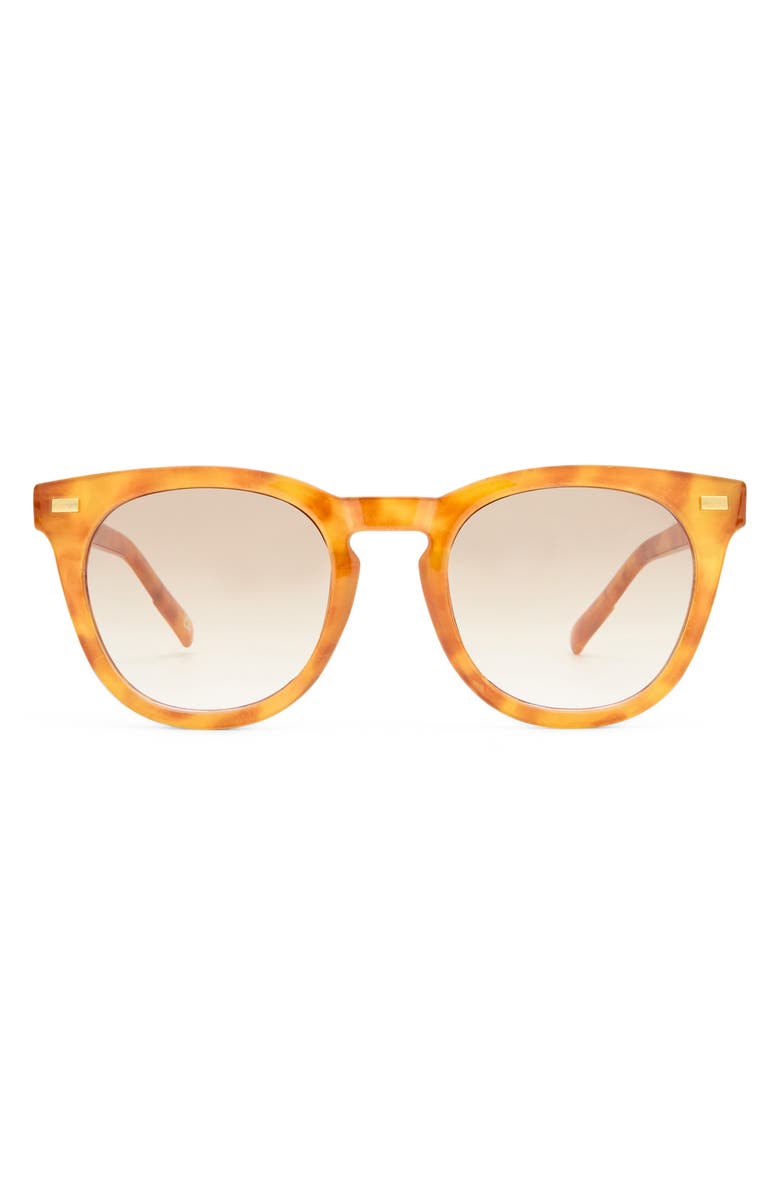 AIRE Evolution 51mm Gradient Round Sunglasses, Main, color, Vintage Tort / Brown Grad