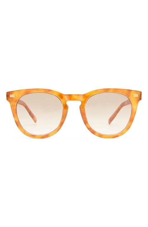 Aire Evolution 51mm Gradient Round Sunglasses In Brown
