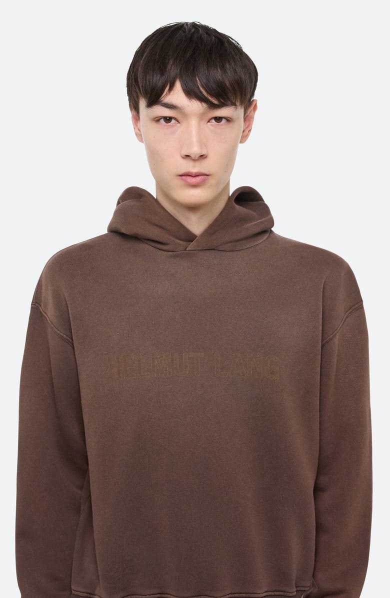 Helmut Lang Lazer Studio Hoodie, Alternate, color, Espresso - D1p