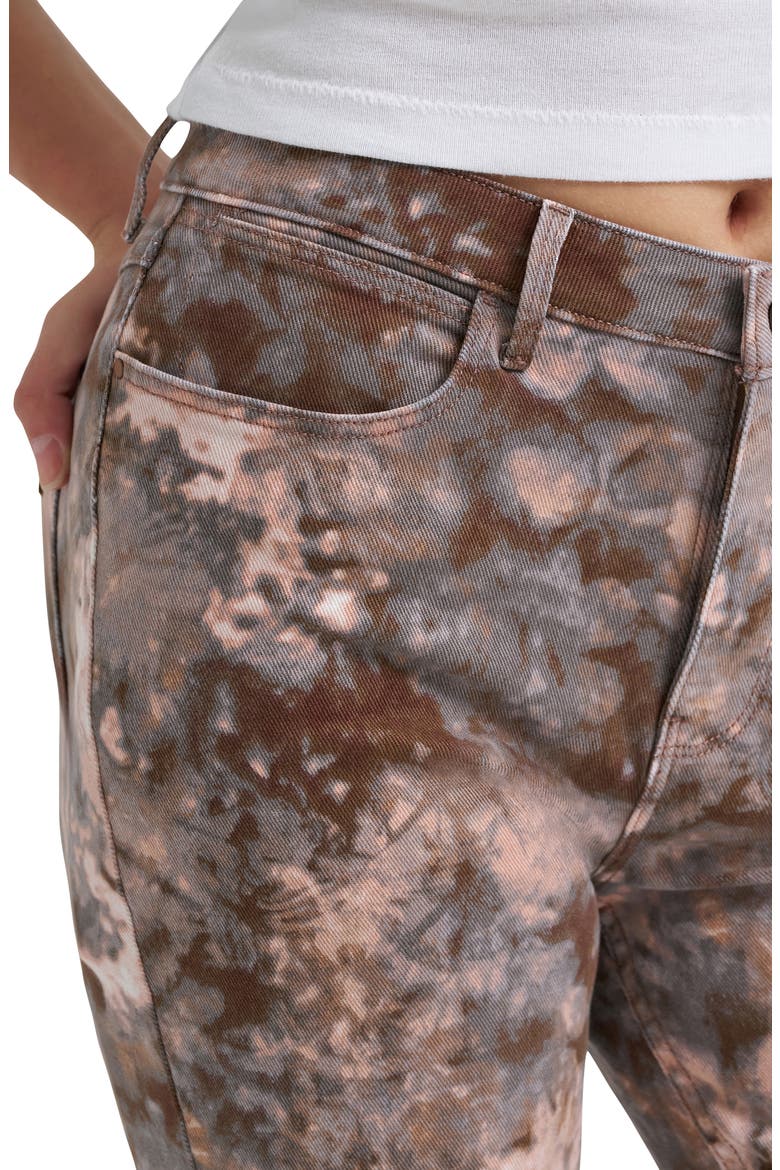 Western High Waist Straight Leg Jeans, Alternate, color, BOTANICAL CAMO