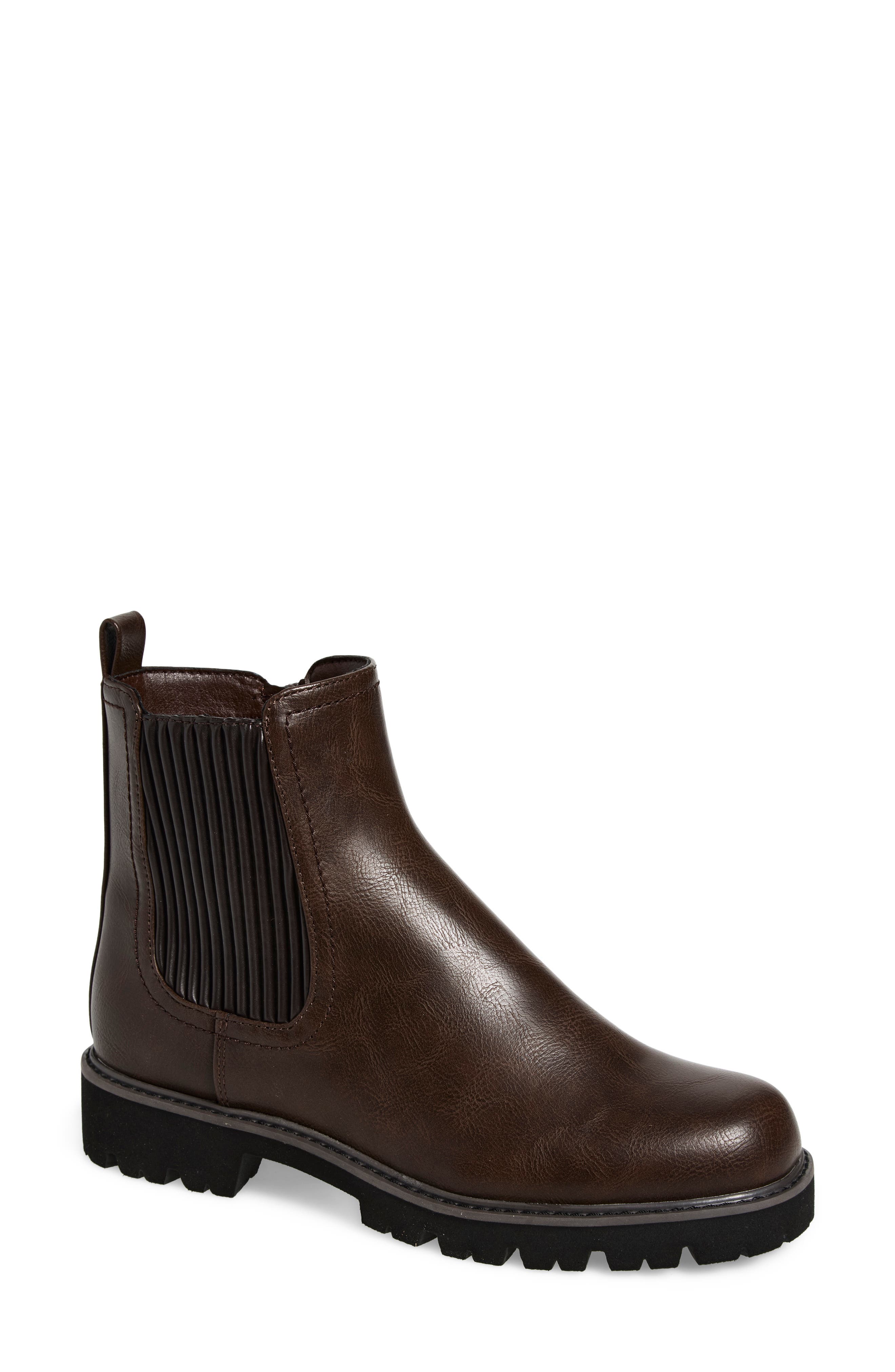 Farley Faux Leather Chelsea Boot