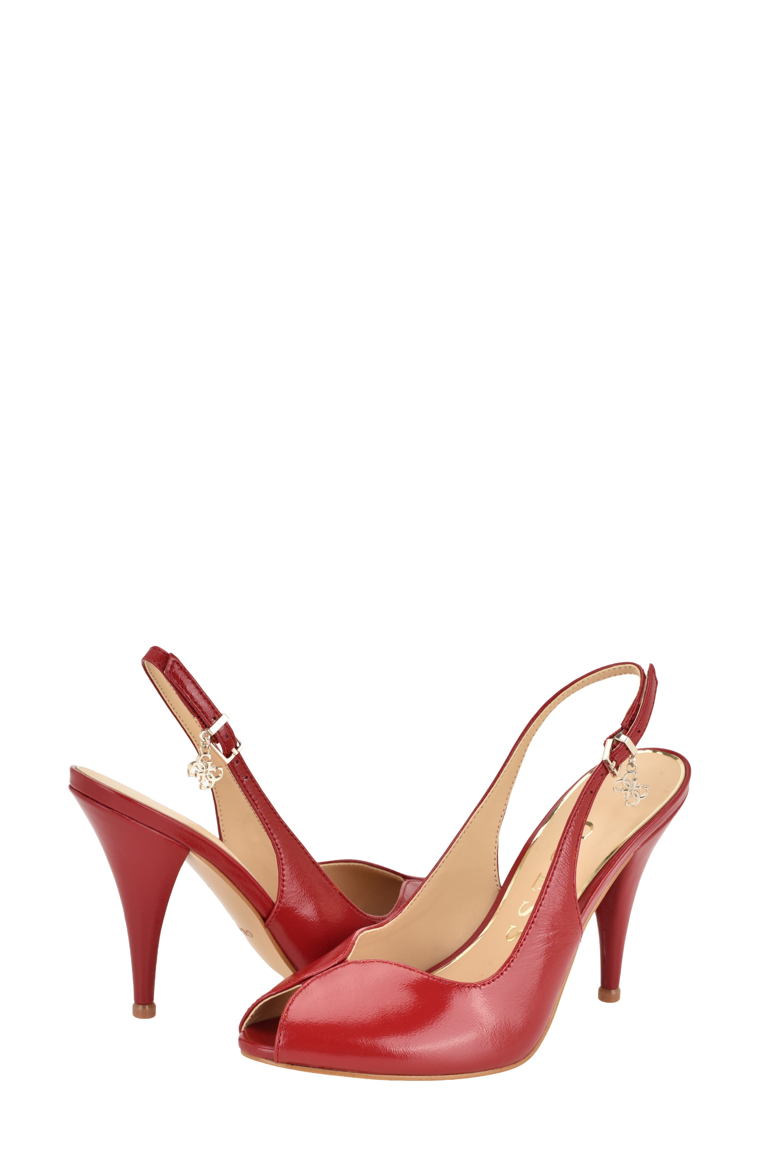 Ilovea Slingback Pump, Alternate, color, RED