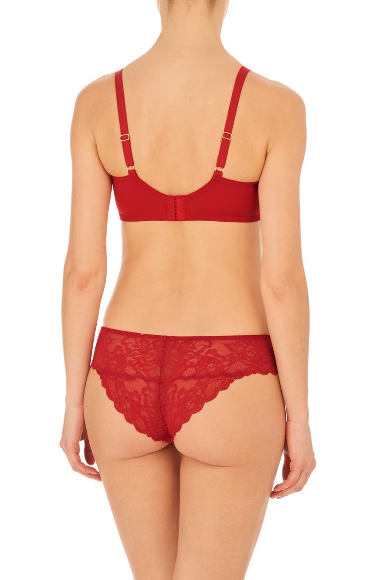 Statement Tanga, Alternate, color, POINSETTIA