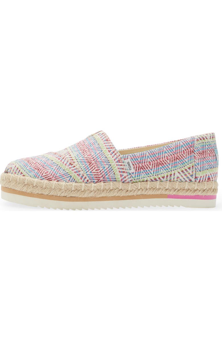 TOMS Alpargata Woven Platform Espadrille, Alternate, color,