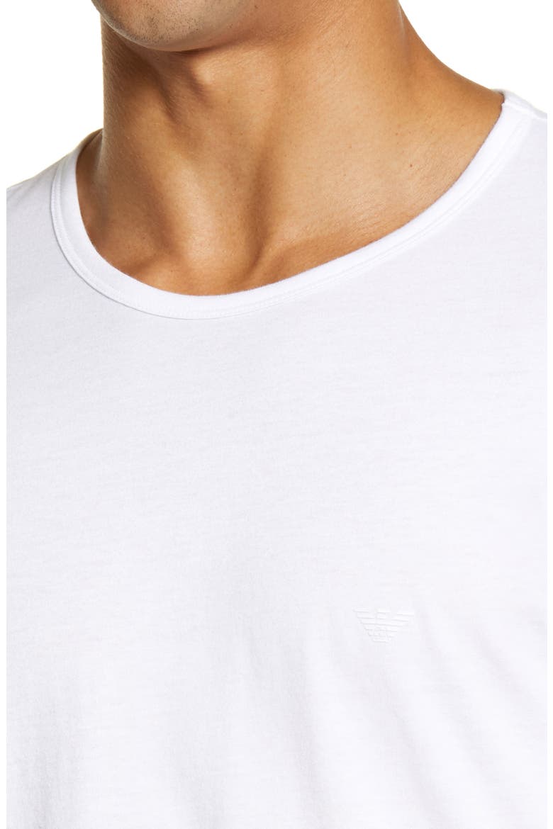 Men's 3-Pack Cotton Crewneck T-Shirts, Alternate, color, WHITE/ WHITE/ WHITE