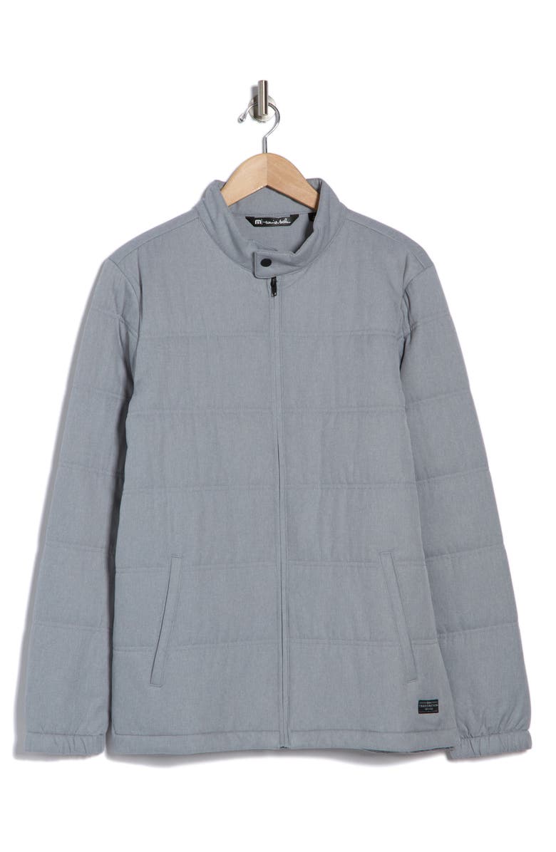 TravisMathew Interlude Jacket, Alternate, color, Heather Sleet