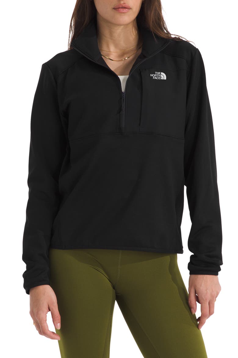 Performance Fleece Half-Zip Pullover, Main, color, TNF BLACK