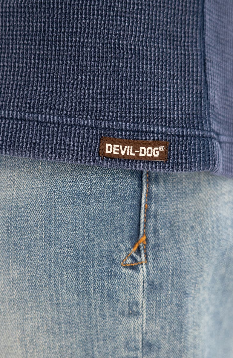 Devil-Dog Dungarees Waffle Knit Henley, Alternate, color, 