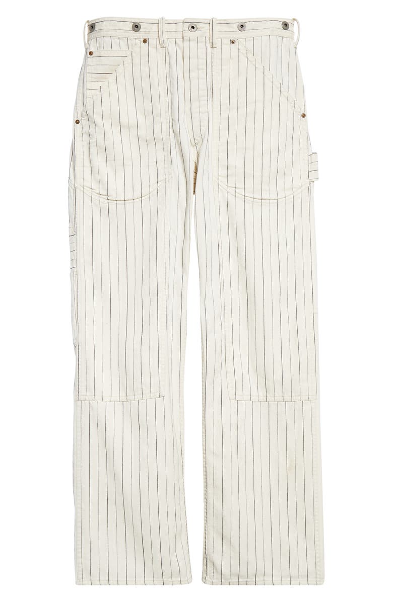 Double RL Moore Pinstripe Herringbone Carpenter Pants, Alternate, color, 
