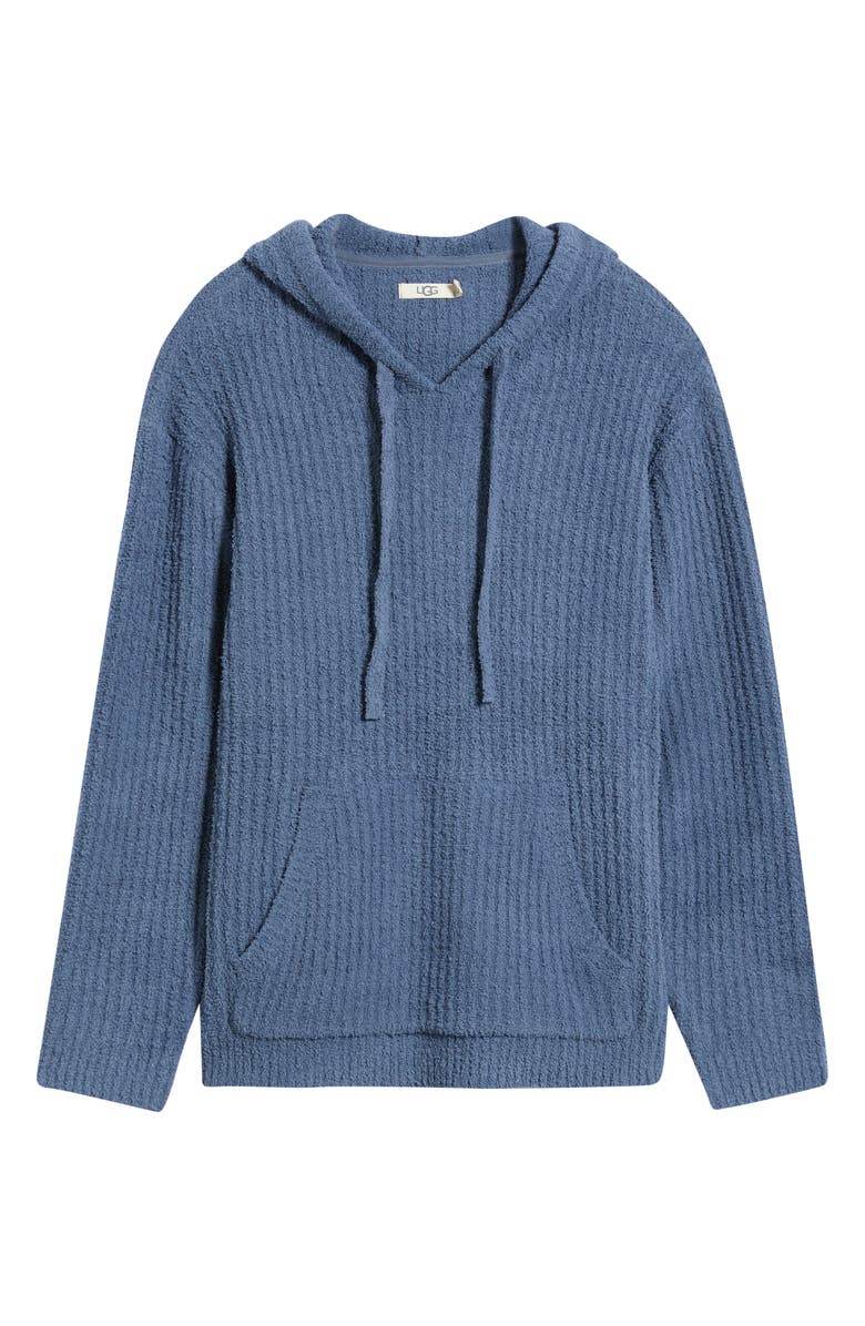 UGG<sup>®</sup> Finnegan Rib Hoodie, Alternate, color, Dark Wave
