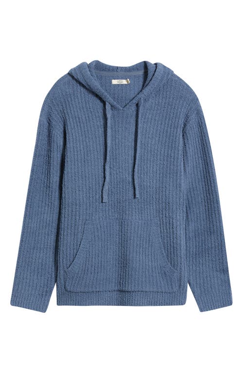 Ugg(r) Finnegan Rib Hoodie In Blue