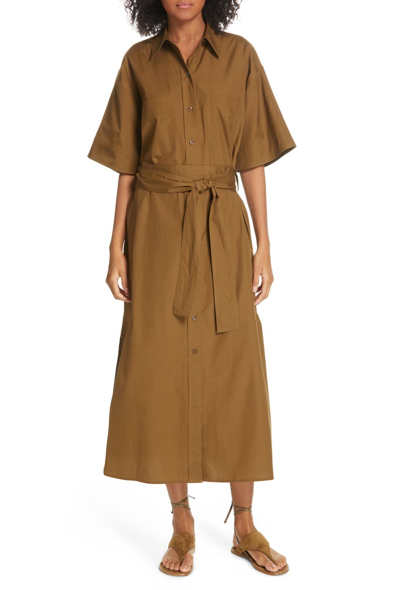 Utility Shirtdress, Main, color, COTTONWOOD