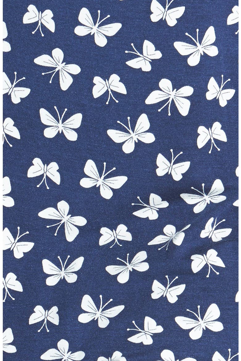 'Modal Essentials' Lace Trim Camisole Pajamas (Nordstrom Exclusive), Alternate, color, NAVY/ WHITE BUTTERFLY