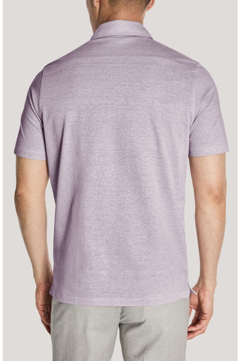 Davis Cotton Blend Piqué Polo, Alternate, color, MISTY LILAC