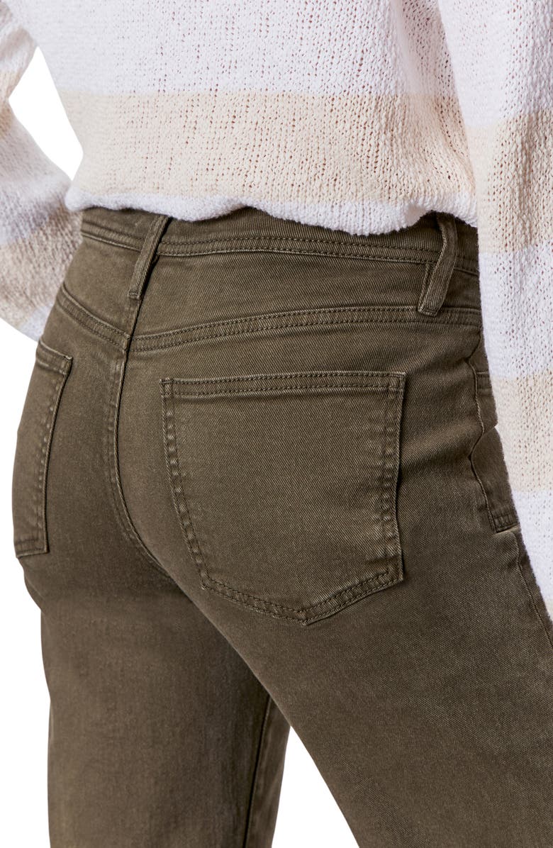 Sanctuary League Stretch Cotton Crop Utility Pants, Alternate, color, Fatigue