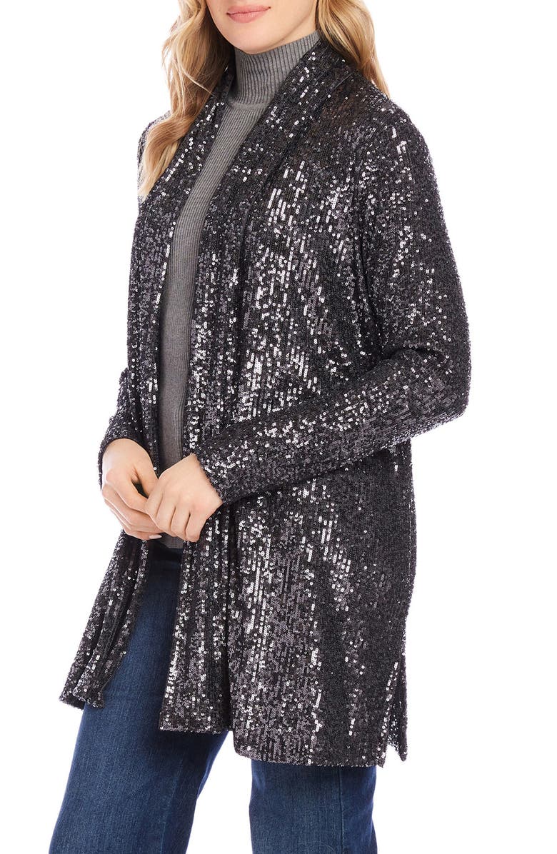 Karen Kane Sequin Jacket, Alternate, color,