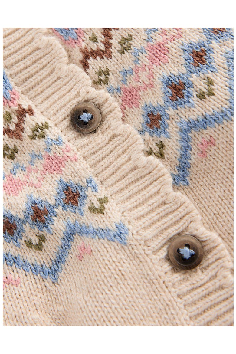 Kids' Fair Isle Knitted Cardigan & Leggings Set, Alternate, color, OATMEAL MARL