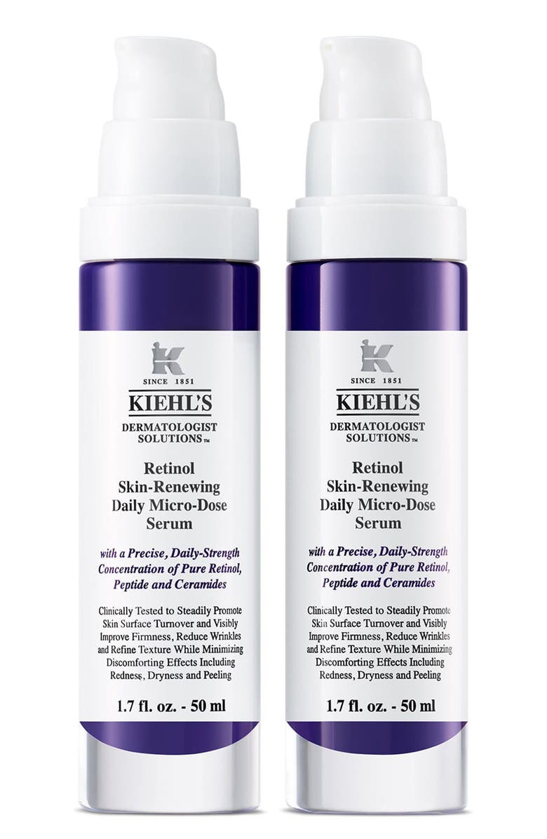 Kiehl's Since 1851 Retinol Skin-Renewing Daily Micro-Dose Serum Duo $182 Value, Alternate, color,