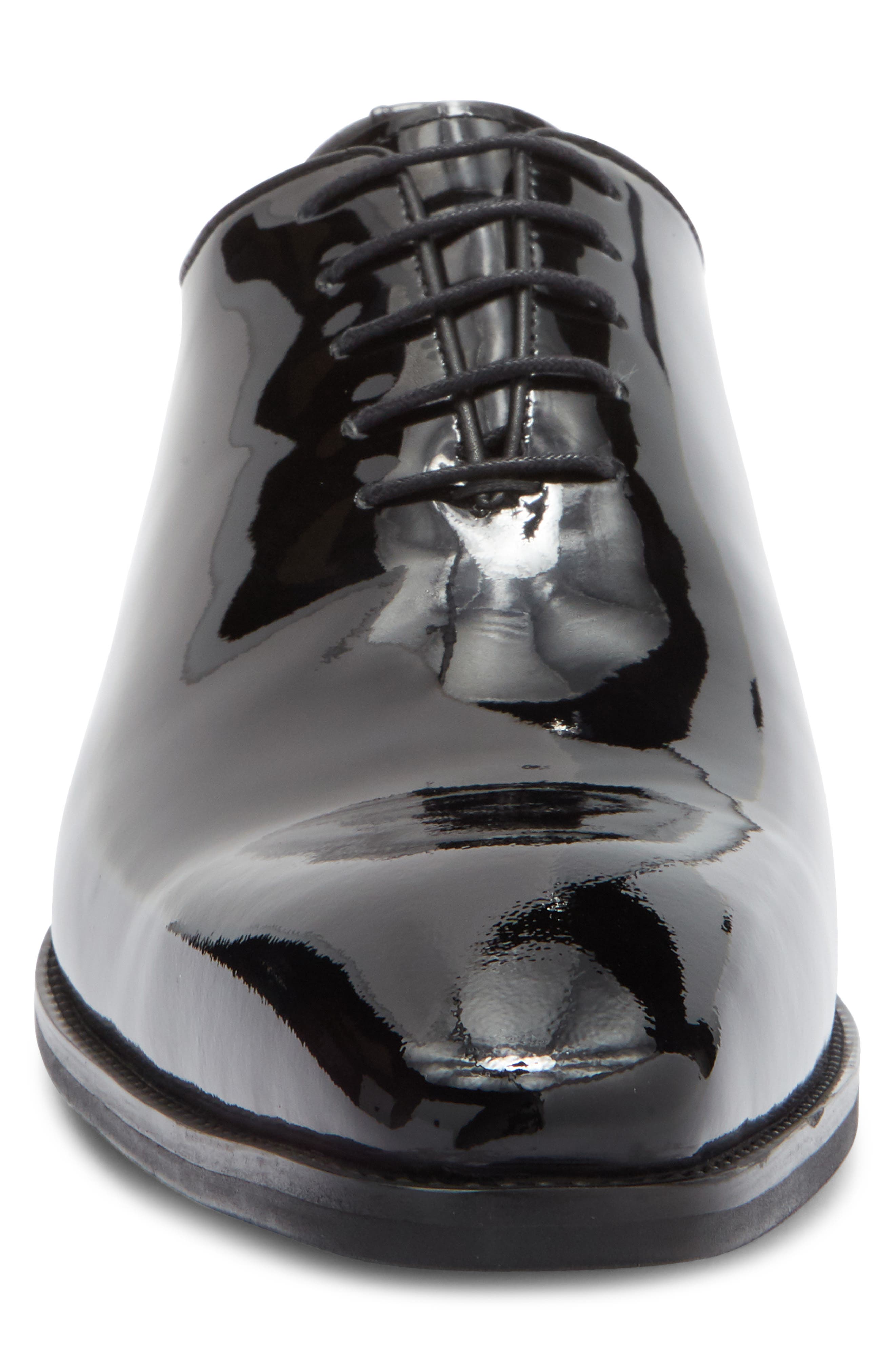 Maison Forte Lusso Wholecut Oxford, Alternate, color, Black