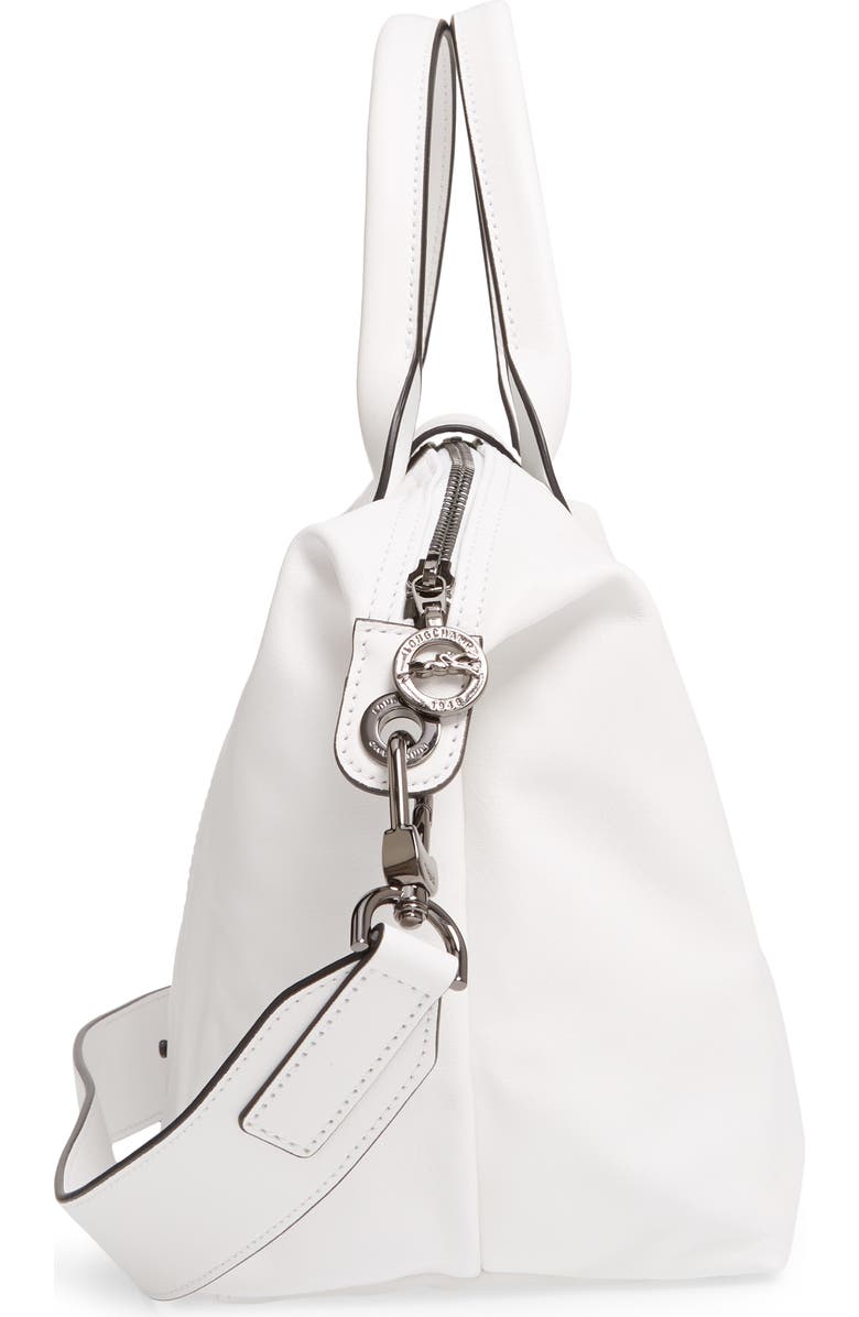 Longchamp Small Le Pliage Cuir Leather Shoulder Bag, Alternate, color,