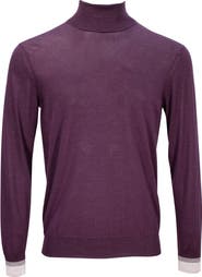 Lords of Harlech Ronald Merino Wool Turtleneck Sweater