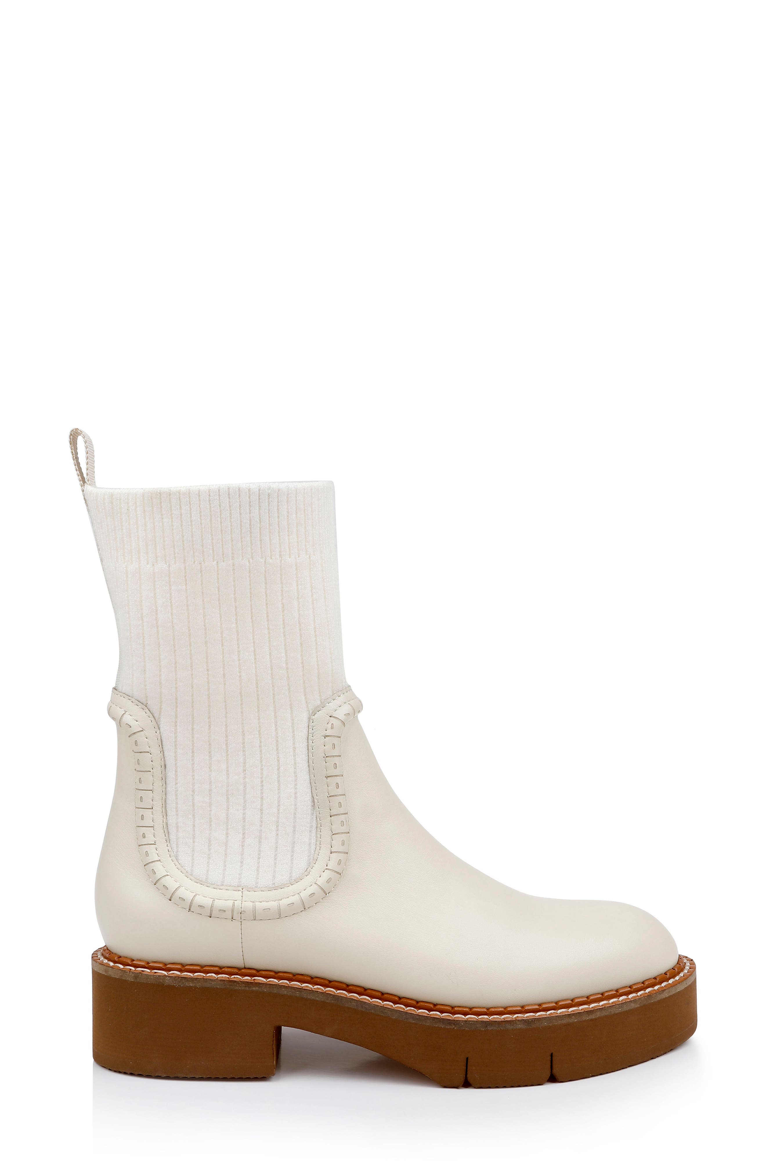 Dee Ocleppo Kingman Platform Bootie, Alternate, color, Powder Leather