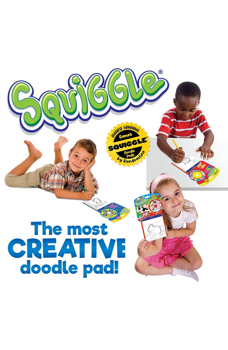 RandomLine of Creative Things Squiggle On the Go Doodle Pad, Alternate, color, Multicolored