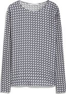 Max Mara Leisure Scrigno Long Sleeve Silk Blend Top