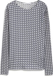 Max Mara Leisure Scrigno Long Sleeve Silk Blend Top