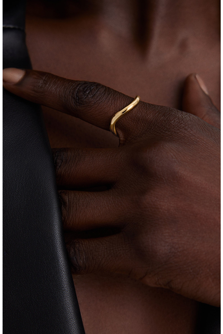 Dôme Figure Slim Ring, Alternate, color, 14K Yellow Gold