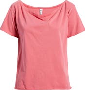 BP. Relaxed Fit Boat Neck Cotton T-Shirt