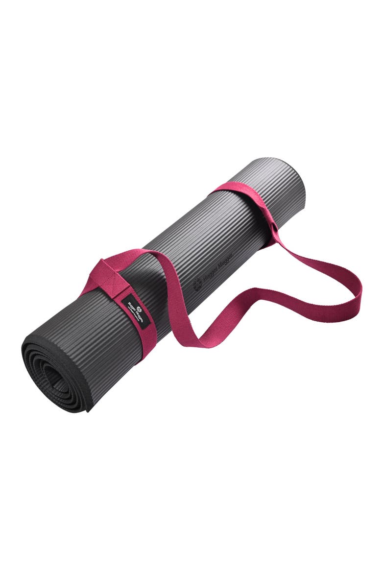 Strap Sling Yoga Mat Carrier, Main, color, Raspberry